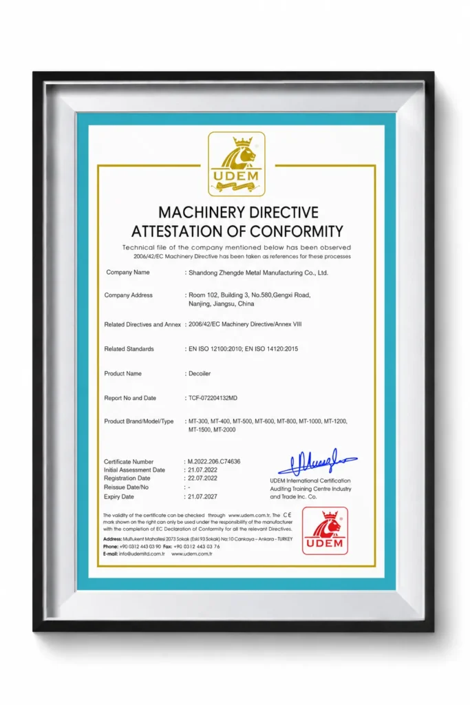 Company certificate 2